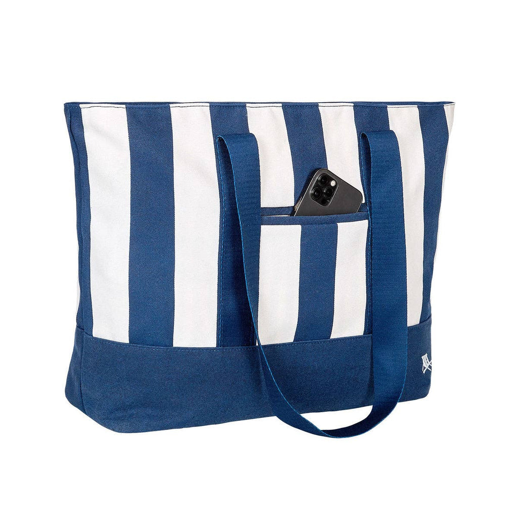 Dock & Bay UK - Dock & Bay Canvas Beach Bags - Whitsunday Blue: One Size