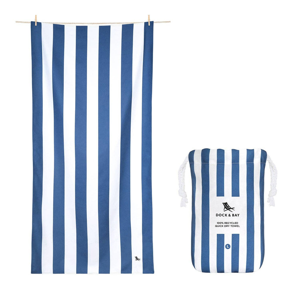 Dock & Bay UK - Dock & Bay Quick Dry Towels - Whitsunday Blue: Extra Large (200x90cm)