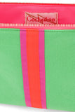 Cockatoo - LARGE LUCKY STRIPE BAG - EMERALD