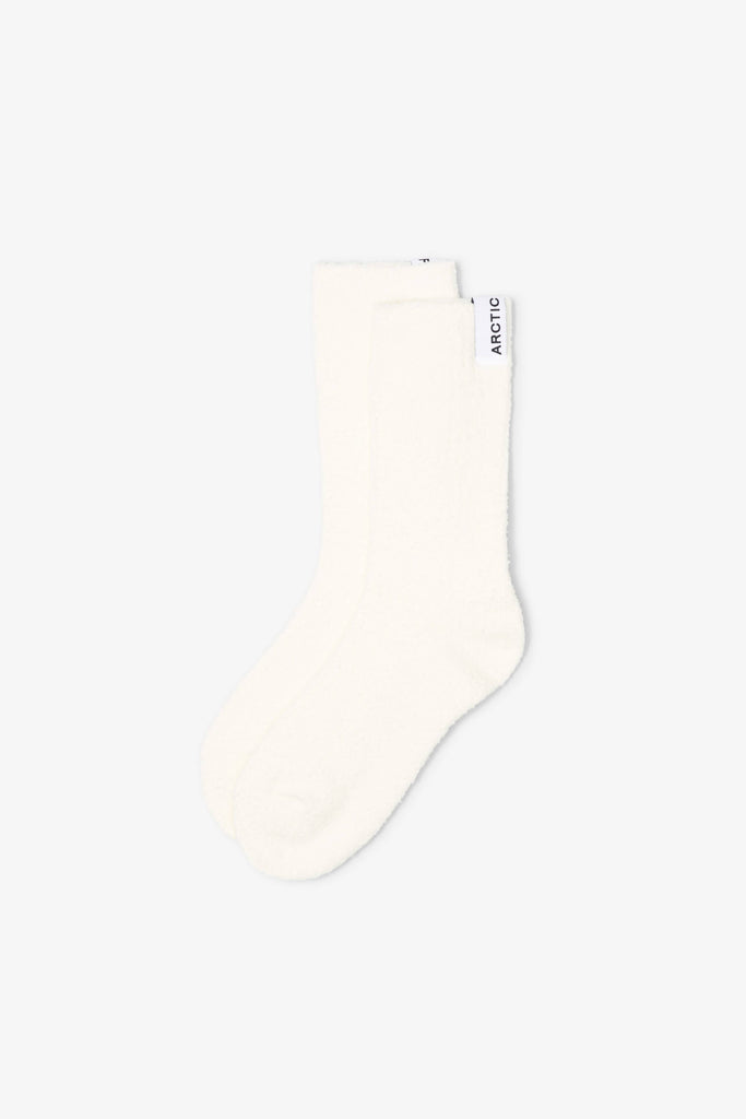 ARCTIC FOX & CO. - Cosy Socks - 100% Recycled - White - AW25