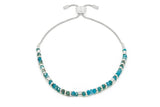 Boho Betty - Mystical Apatite Silver Bracelet