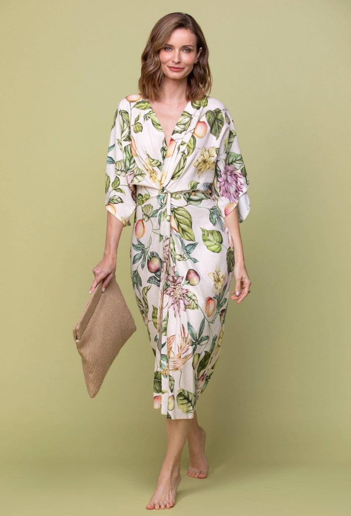 Greenkiss - PASSION LINEN TWIST DRESS