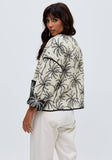 Raffya - Felicity Palm Print Reversible Jacket In Multi: 10