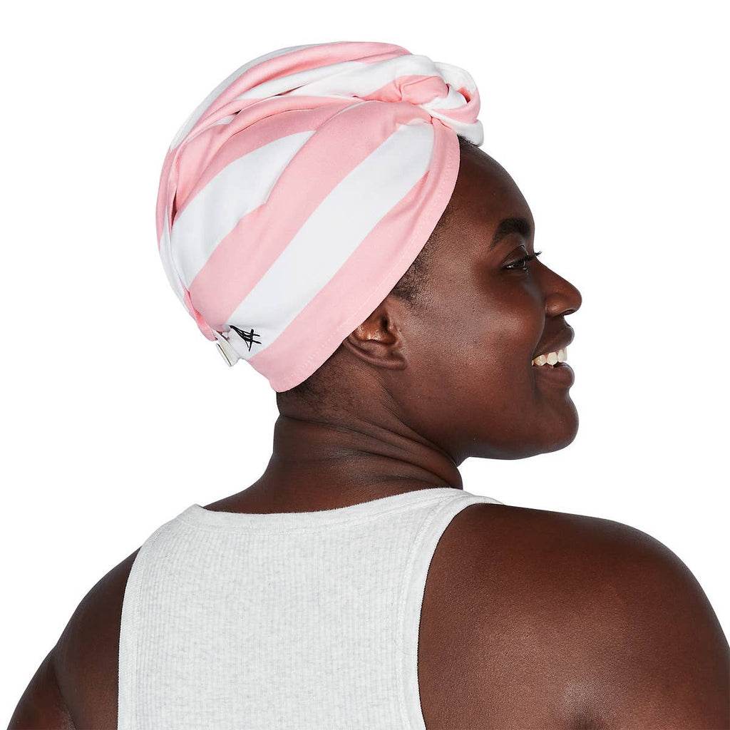 Dock & Bay UK - Dock & Bay Hair Wrap - Quick Dry Hair Towel - Malibu Pink: One Size