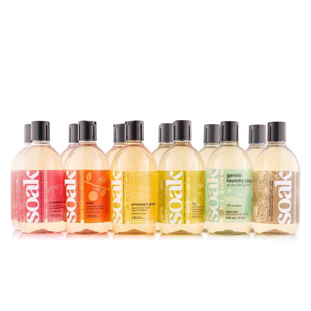 Soak Wash - Soak® Laundry Soap - 12 fl.oz/375 mL - Assorted: Assorted dozen