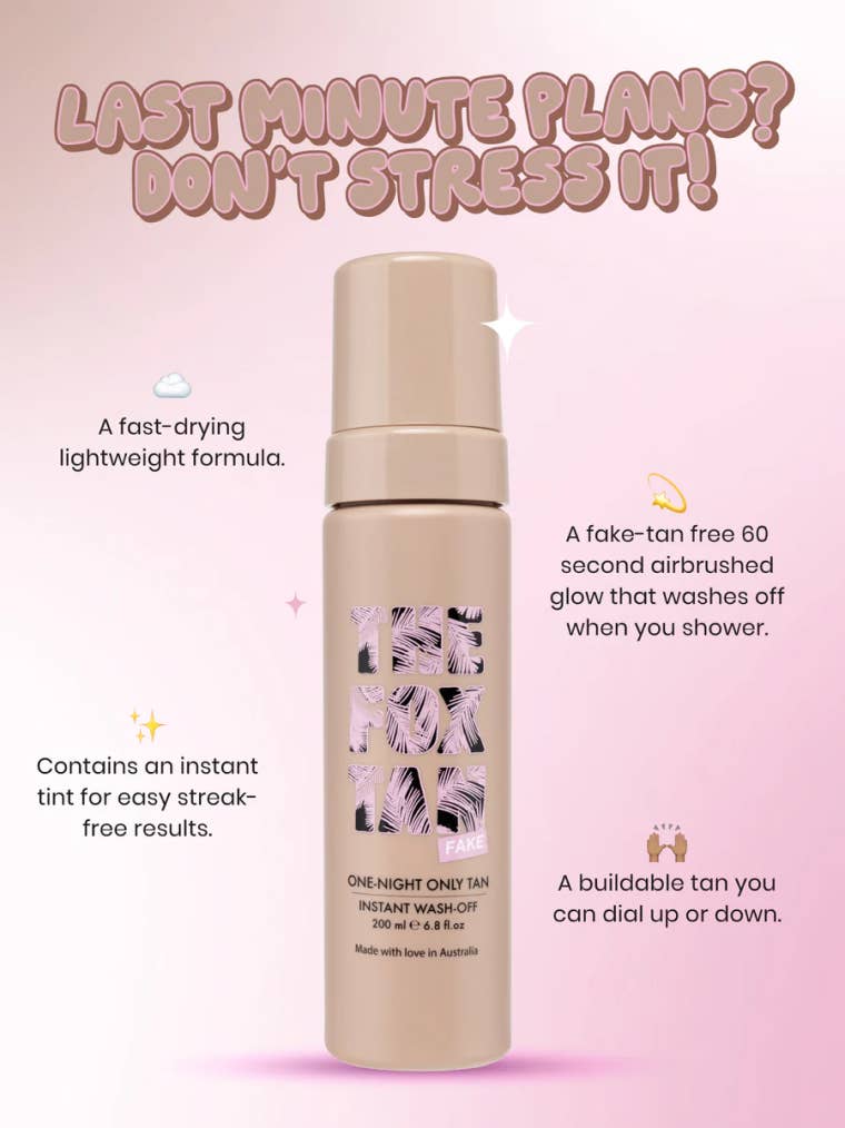 The Fox Tan - One Night Only Tan 200ml