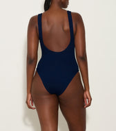 Hunza G Domino Swimsuit Navy