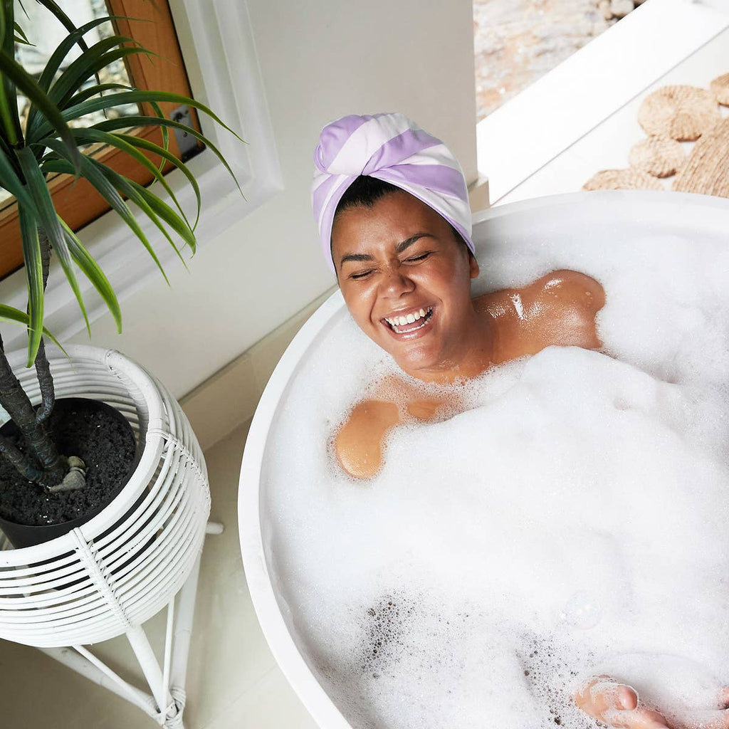 Dock & Bay UK - Dock & Bay Hair Wrap - Quick Dry Hair Towel - Lombok Lilac: One Size