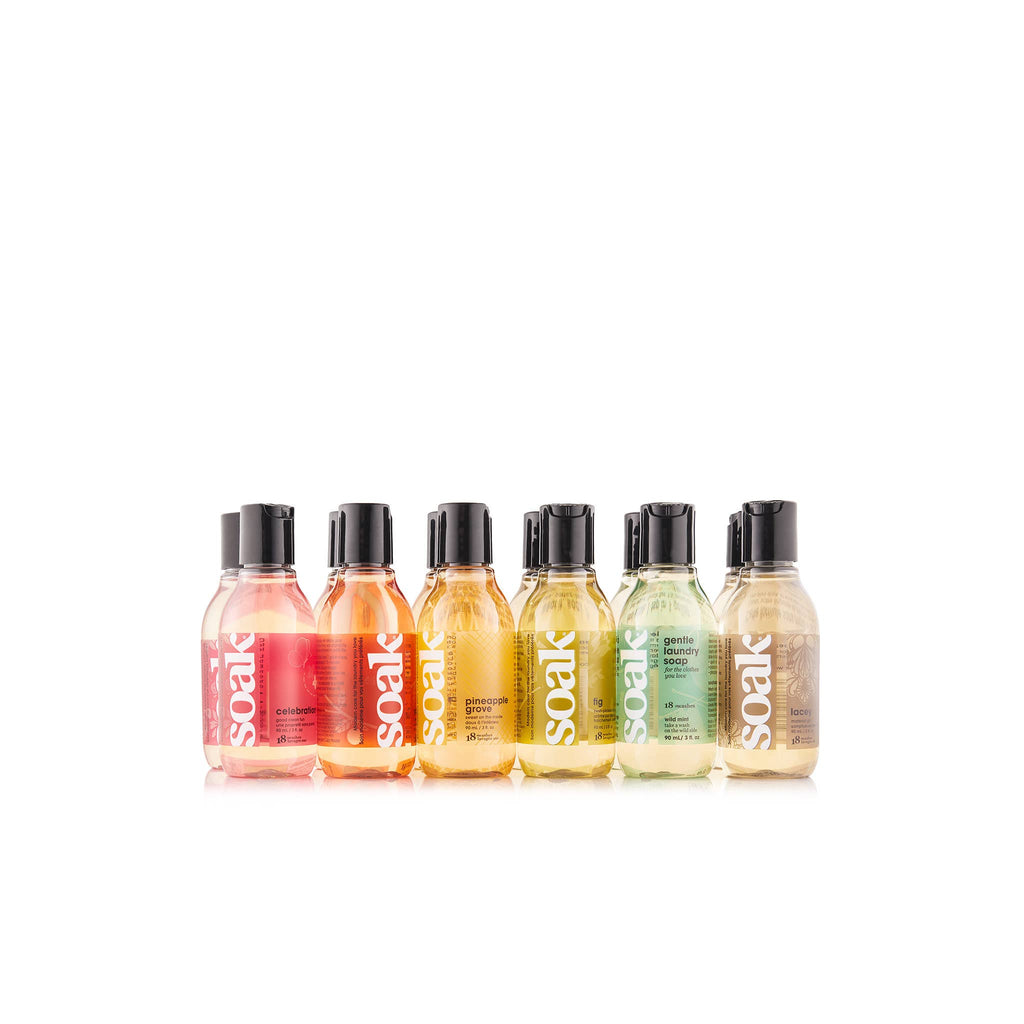 Soak Wash - Soak® Laundry Soap - 3 fl.oz/90 mL - Assorted: Assorted dozen