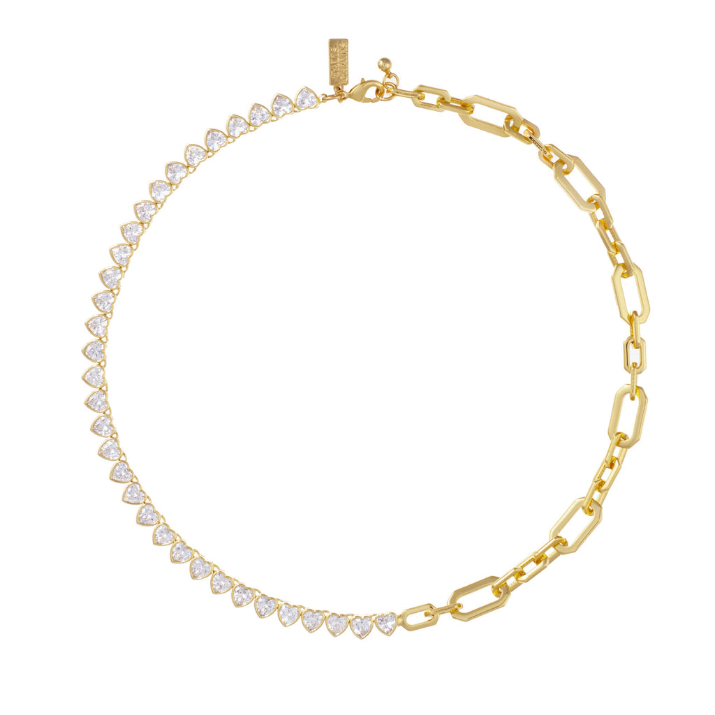 Talis Chains - Miami Hearts Tennis Necklace