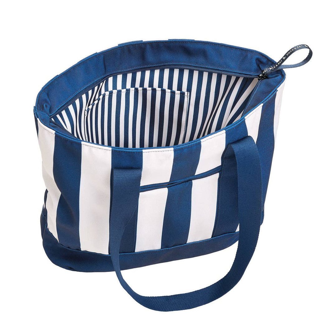Dock & Bay UK - Dock & Bay Canvas Beach Bags - Whitsunday Blue: One Size