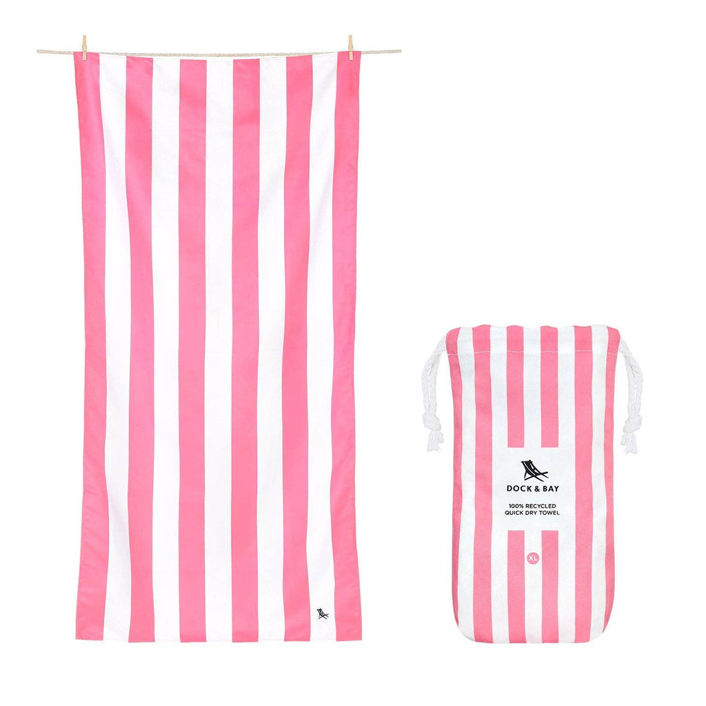 Dock & Bay UK - Dock & Bay Quick Dry Towels - Phi Phi Pink: Extra Large (200x90cm)