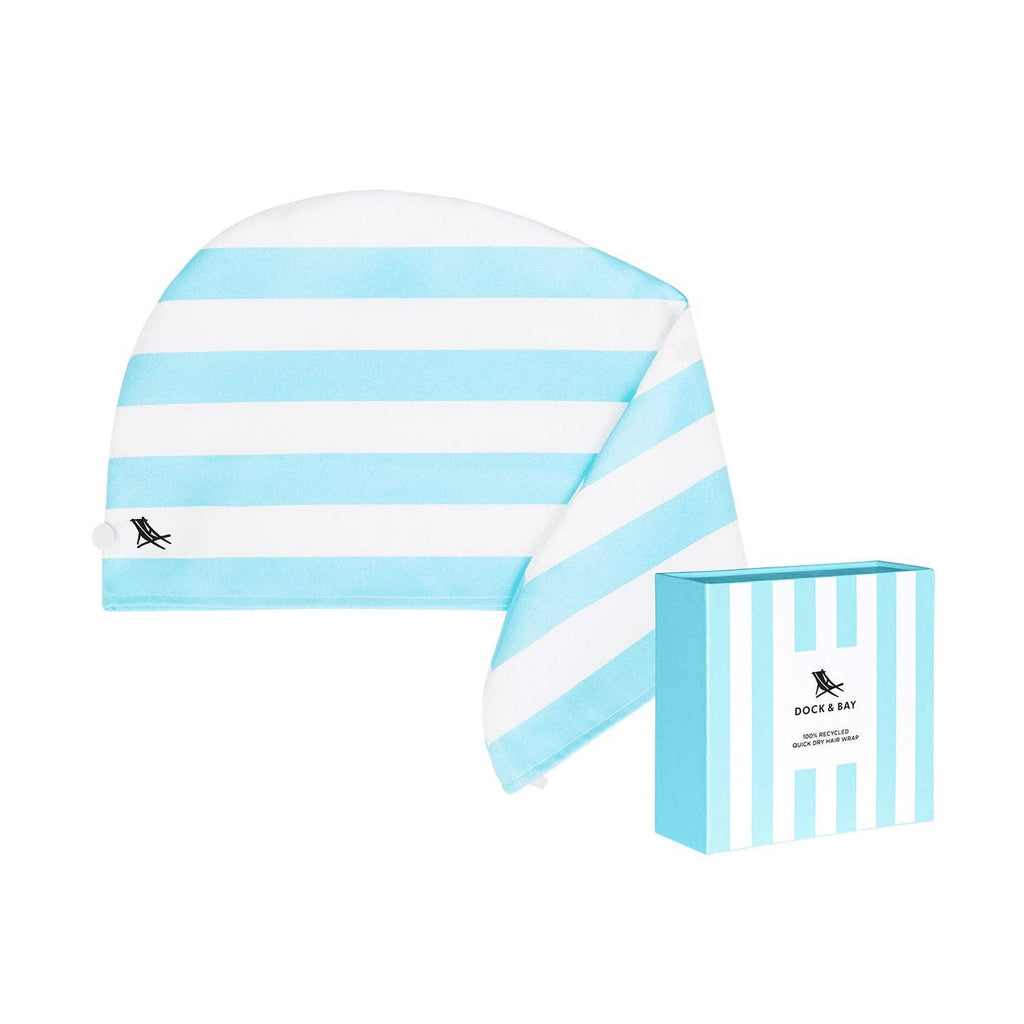 Dock & Bay UK - Dock & Bay Hair Wraps - Cabana - Tulum Blue: One Size