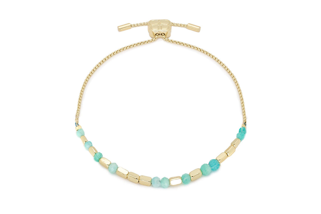 Boho Betty - Encourage Amazonite Gold Bracelet