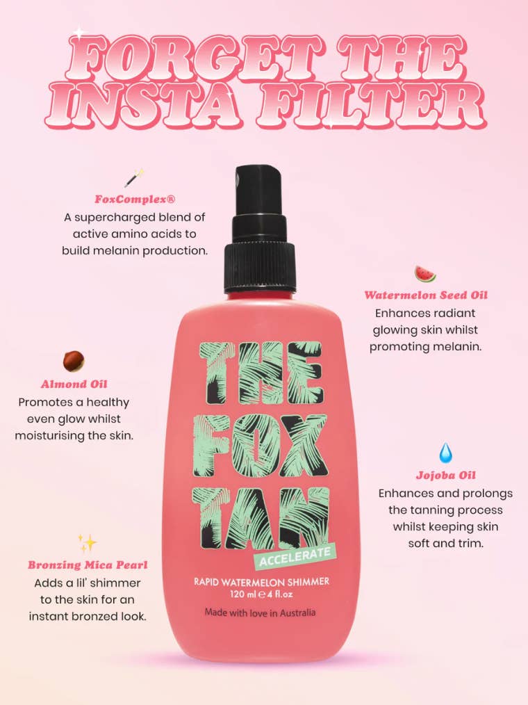 The Fox Tan - Rapid Watermelon Shimmer 120ml