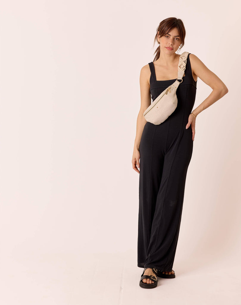 Maradji - BANANA BAG LINEN MACRAMÉ NICOLE