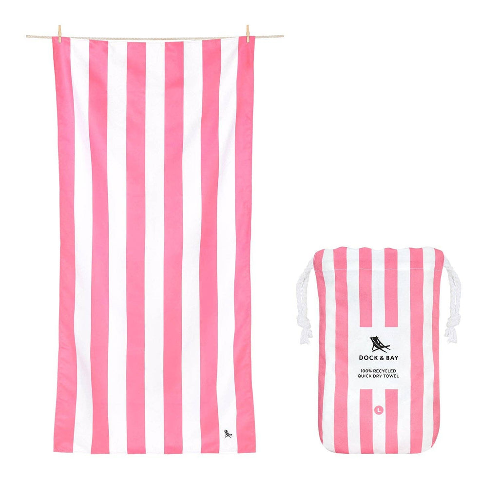 Dock & Bay UK - Dock & Bay Quick Dry Towels - Phi Phi Pink: Extra Large (200x90cm)