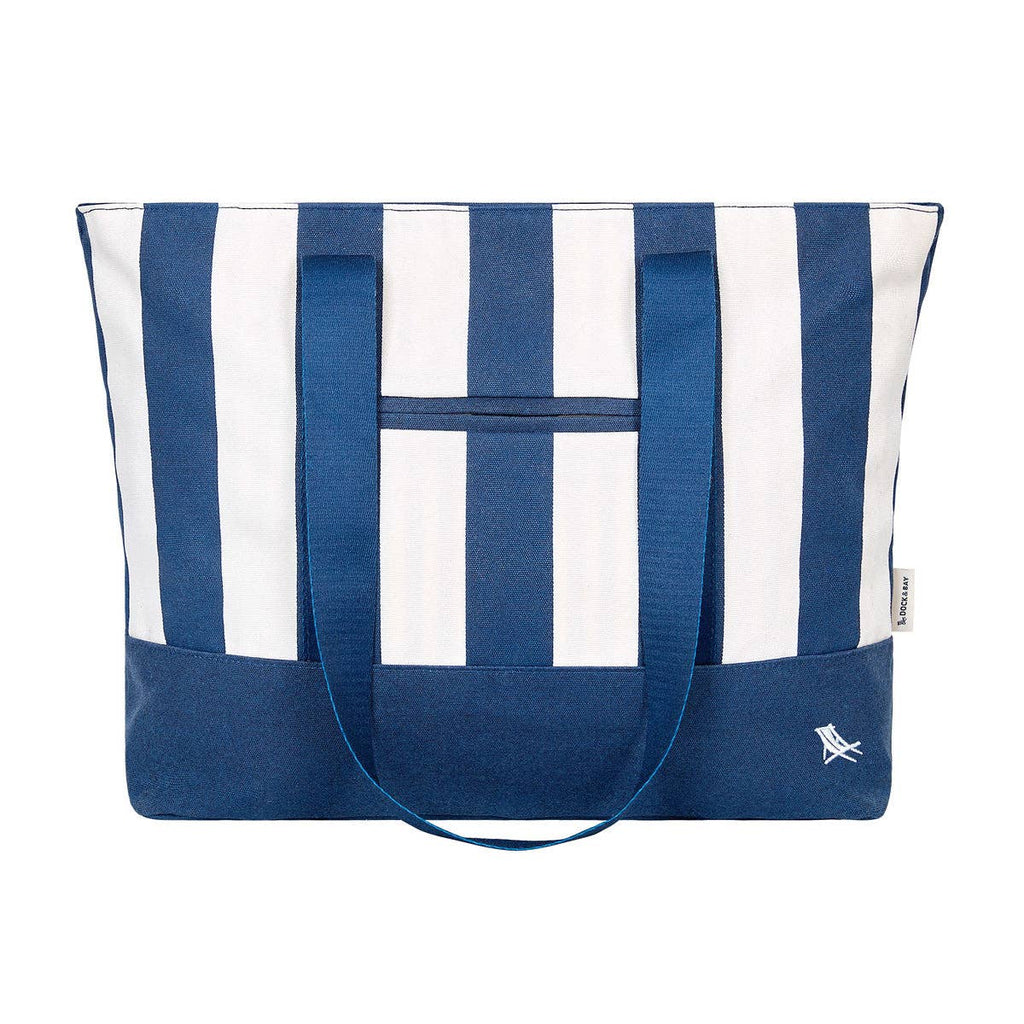 Dock & Bay UK - Dock & Bay Canvas Beach Bags - Whitsunday Blue: One Size