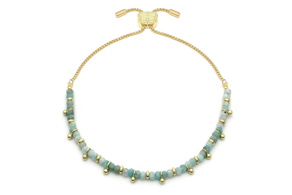 Boho Betty - Harmony Amazonite Gold Bracelet