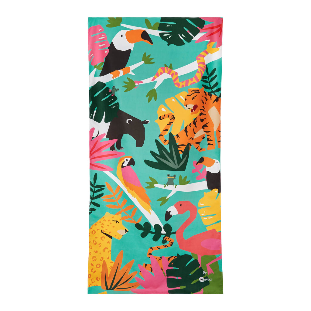 Dock & Bay UK - Dock & Bay Quick Dry Towels - Wild Things: Extra Large (200cmx90cm)