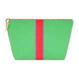 Cockatoo - LARGE LUCKY STRIPE BAG - EMERALD