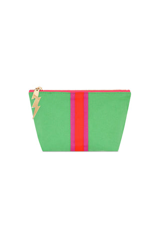 Cockatoo - SMALL LUCKY STRIPE BAG - EMERALD
