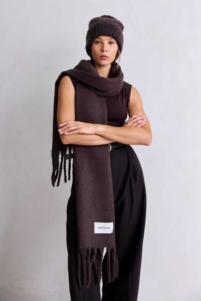 ARCTIC FOX & CO. - The Reykjavik Beanie Hat - 100% Recycled - Ground Coffee