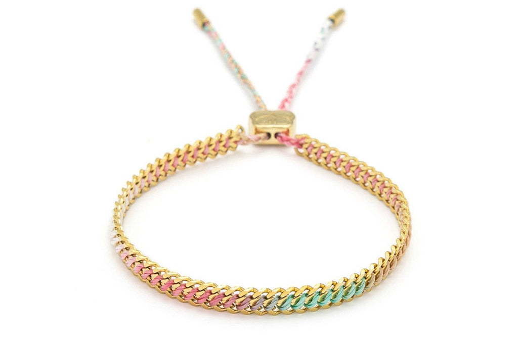 Boho Betty - Athena Candy Gold Braided Bracelet