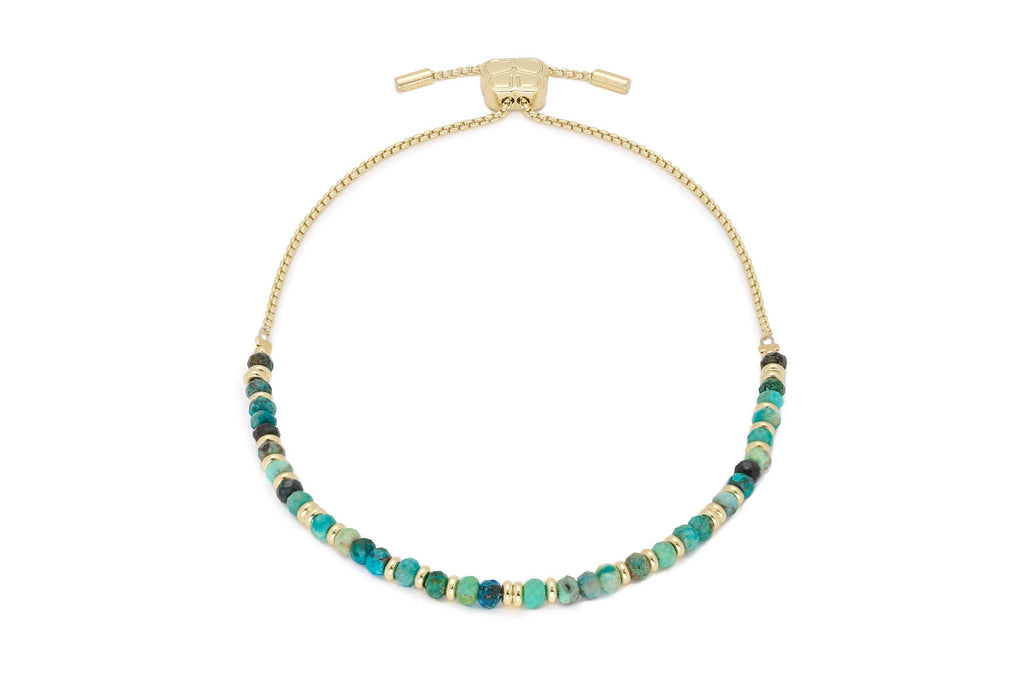 Boho Betty - Mystical Azurite Gold Bracelet