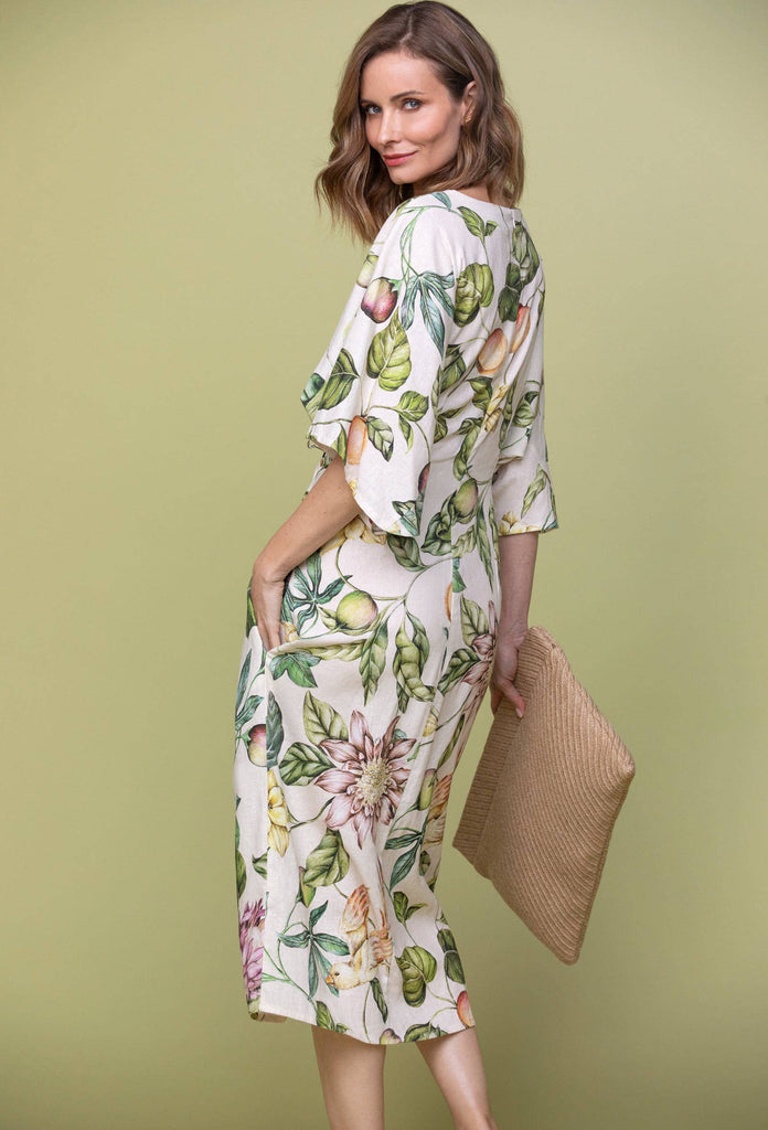 Greenkiss - PASSION LINEN TWIST DRESS