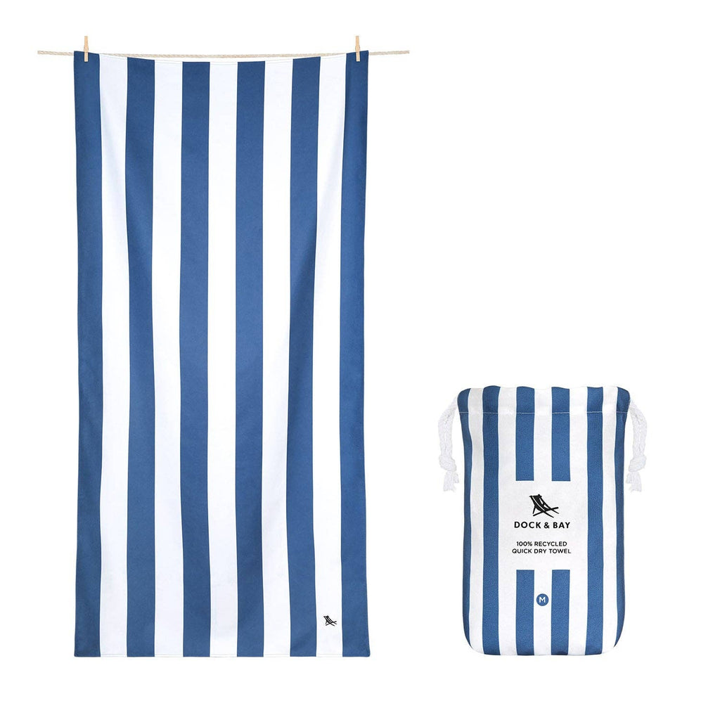 Dock & Bay UK - Dock & Bay Quick Dry Towels - Whitsunday Blue: Extra Large (200x90cm)