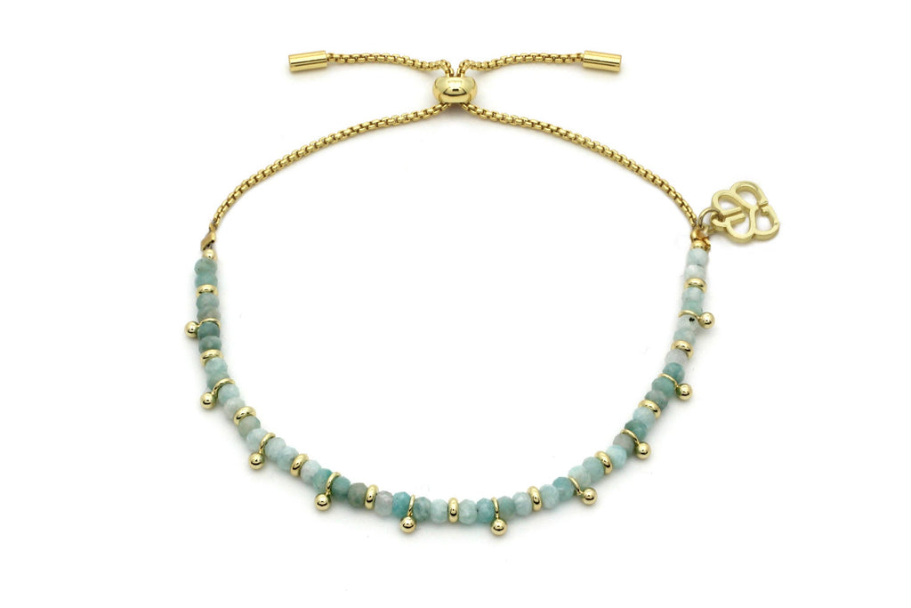 Boho Betty - Harmony Amazonite Gold Bracelet
