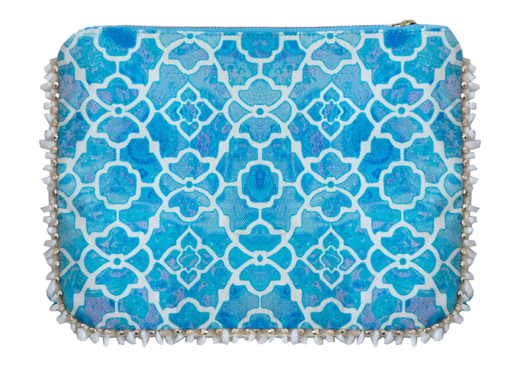 Sophia Alexia - AZURE MOSAIC CLUTCH BAG