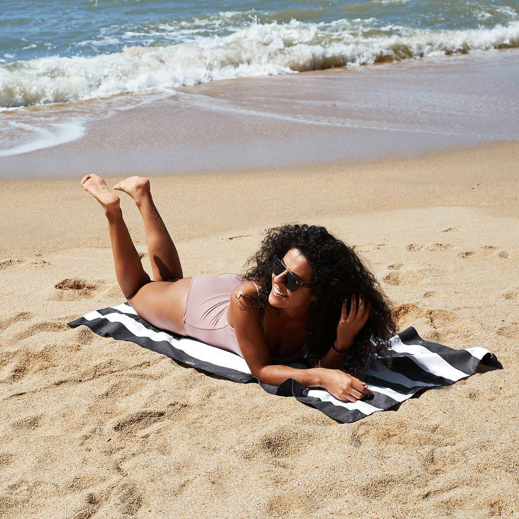 Dock & Bay UK - Dock & Bay Quick Dry Towels - Cabana - Kamari Charcoal: Extra Large (78x35")