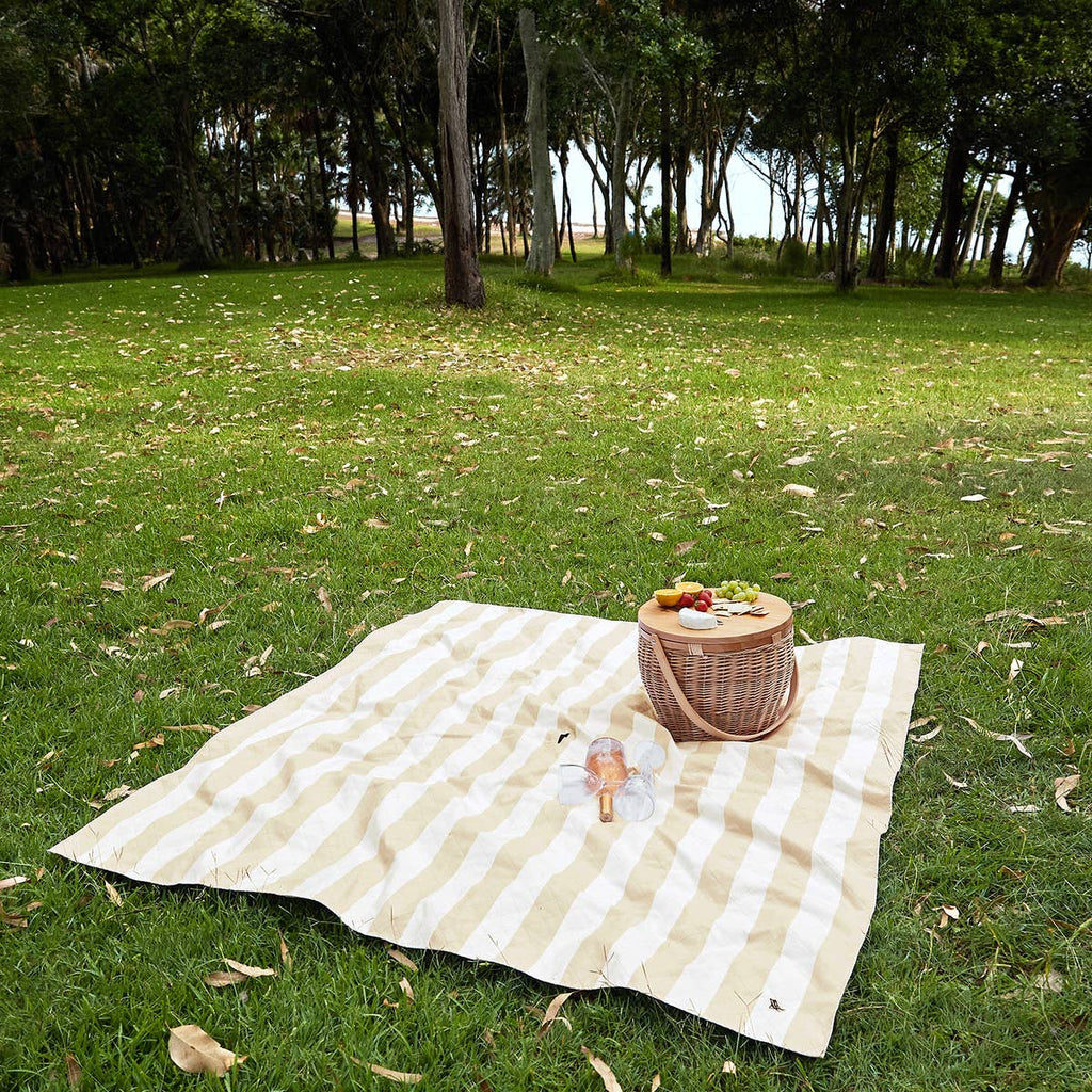 Dock & Bay UK - Picnic blanket - Quick dry, large size and compact: Whitsunday Blue / Large (170x170cm)