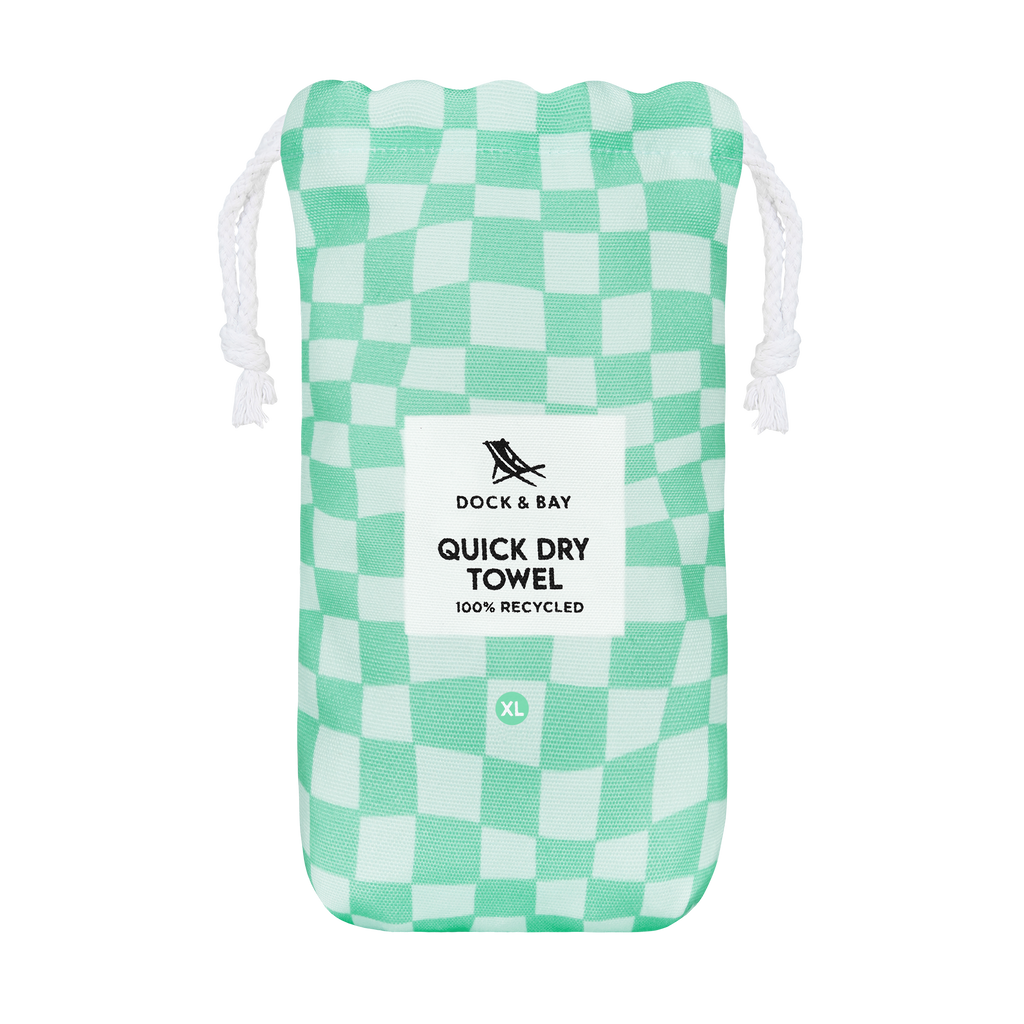 Dock & Bay UK - Dock & Bay Quick Dry Towels - Check Mate: Extra Large (200cmx90cm)