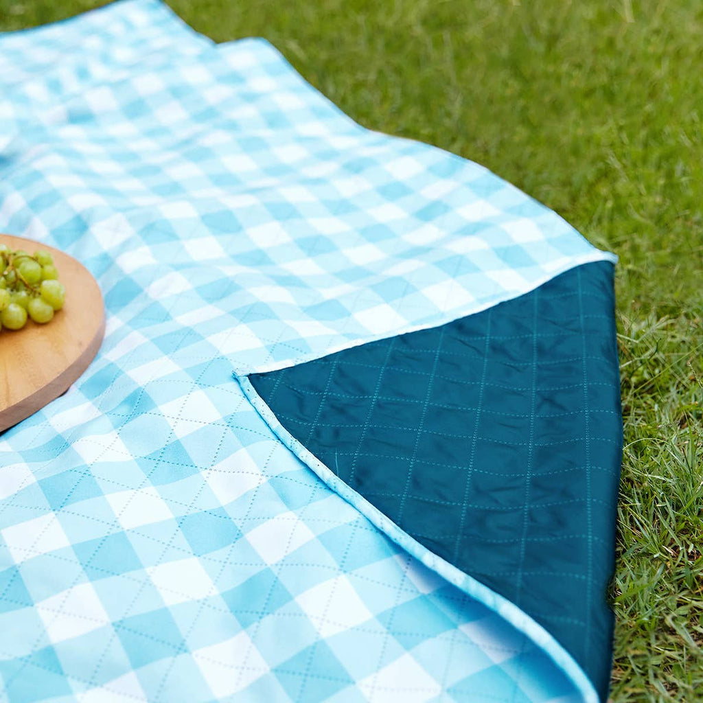 Dock & Bay UK - Picnic blanket - Quick dry, large size and compact: Whitsunday Blue / Large (170x170cm)