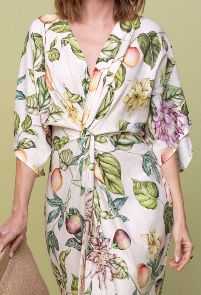 Greenkiss - PASSION LINEN TWIST DRESS