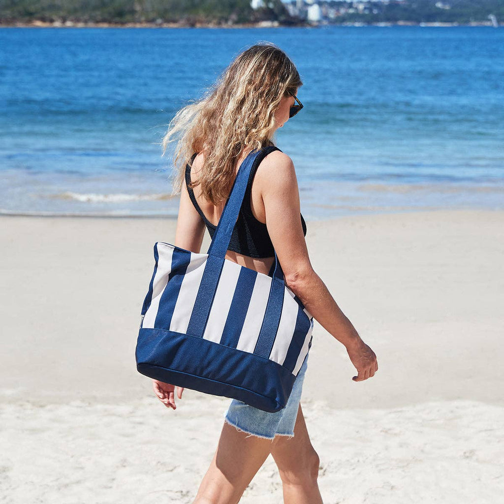 Dock & Bay UK - Dock & Bay Canvas Beach Bags - Whitsunday Blue: One Size