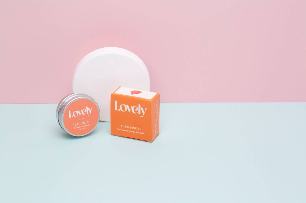 Lovely Skincare - Lip Balm - Tutti Frutti - Strawberry Mango