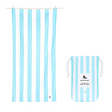 Dock & Bay UK - Dock & Bay Quick Dry Towels - Cabana - Tulum Blue: Tulum Blue / Large (63x35