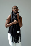 ARCTIC FOX & CO. - The Reykjavik Scarf - 100% Recycled - Black - AW23 ARCTIC FOX & CO.