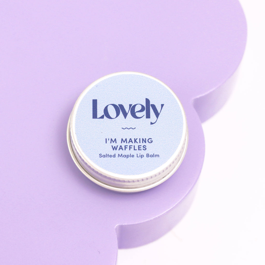 Lovely Skincare - Lip Balm - I'm Making Waffles - Salted Maple