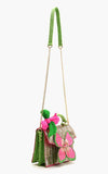 America & Beyond - Glam Doll Floral Top Handle Bag