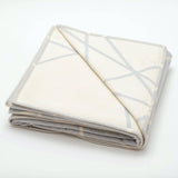 Atlantic Blankets - Coastal Grey Portolan Recycled Cotton Blanket: Large 160 x 200cm