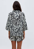 Raffya - Nicola Paperbag Waist Warhol Print Short In Multi: 10