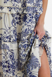 Devotion twins Reggina maxi ruffle summer holiday resort wear cotton dress 