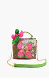 America & Beyond - Glam Doll Floral Top Handle Bag