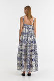 Devotion twins Reggina maxi ruffle summer holiday luxury resort wear dress 
