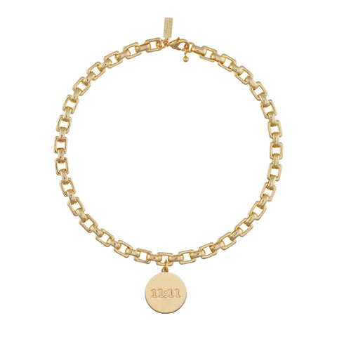 Talis Chains - 11:11 Pendant Necklace - Gold Talis Chains